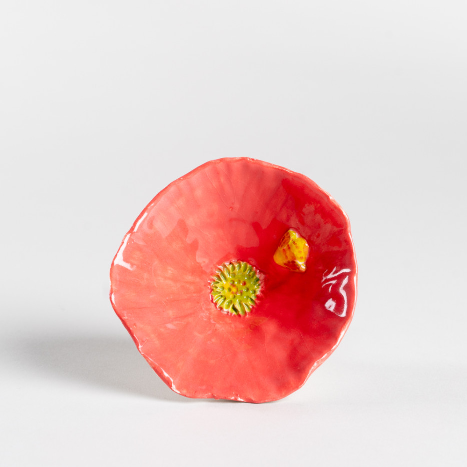 Image of Pink Bee & Flower Bowl
