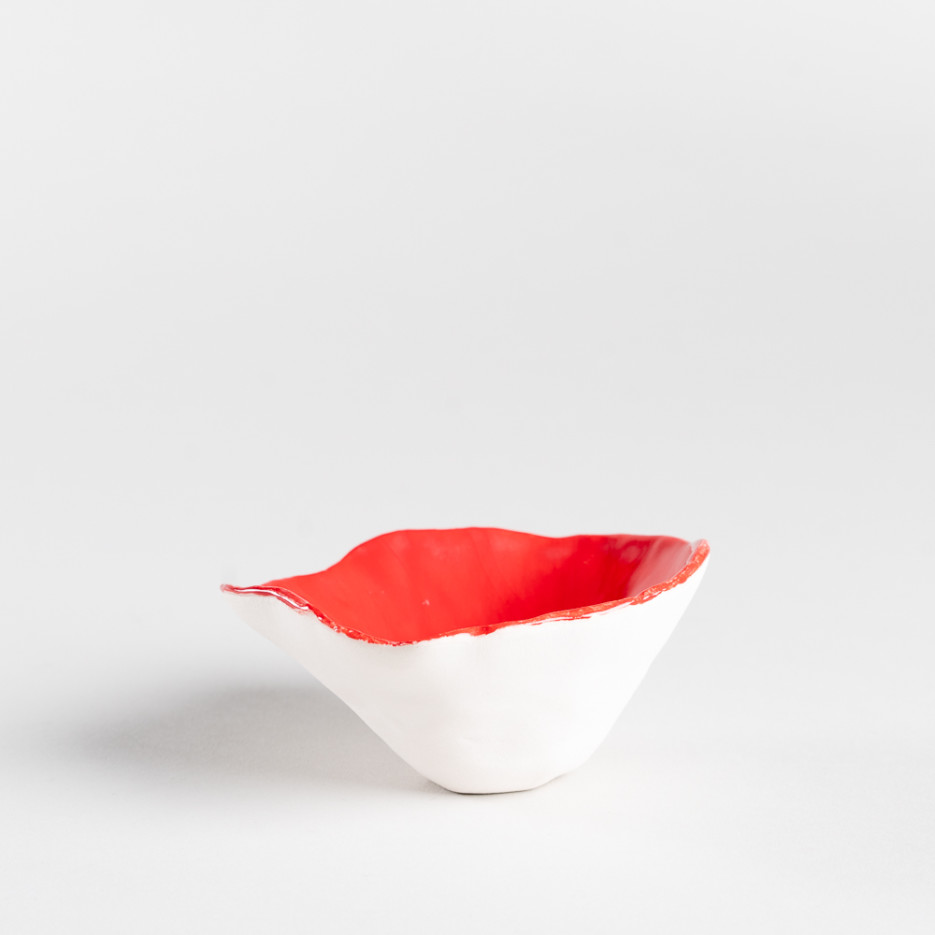 Image of Red Bee & Flower Bowl