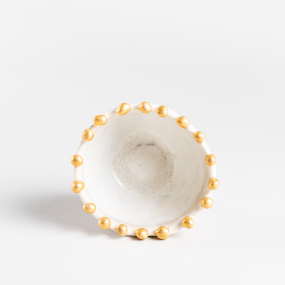 Image of Anemone Bowl with Gold Dots | Small