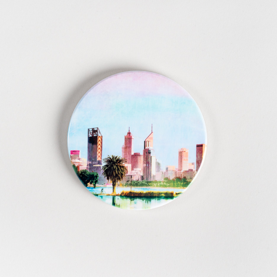Image of Ceramic Coaster | Perth City Skyline