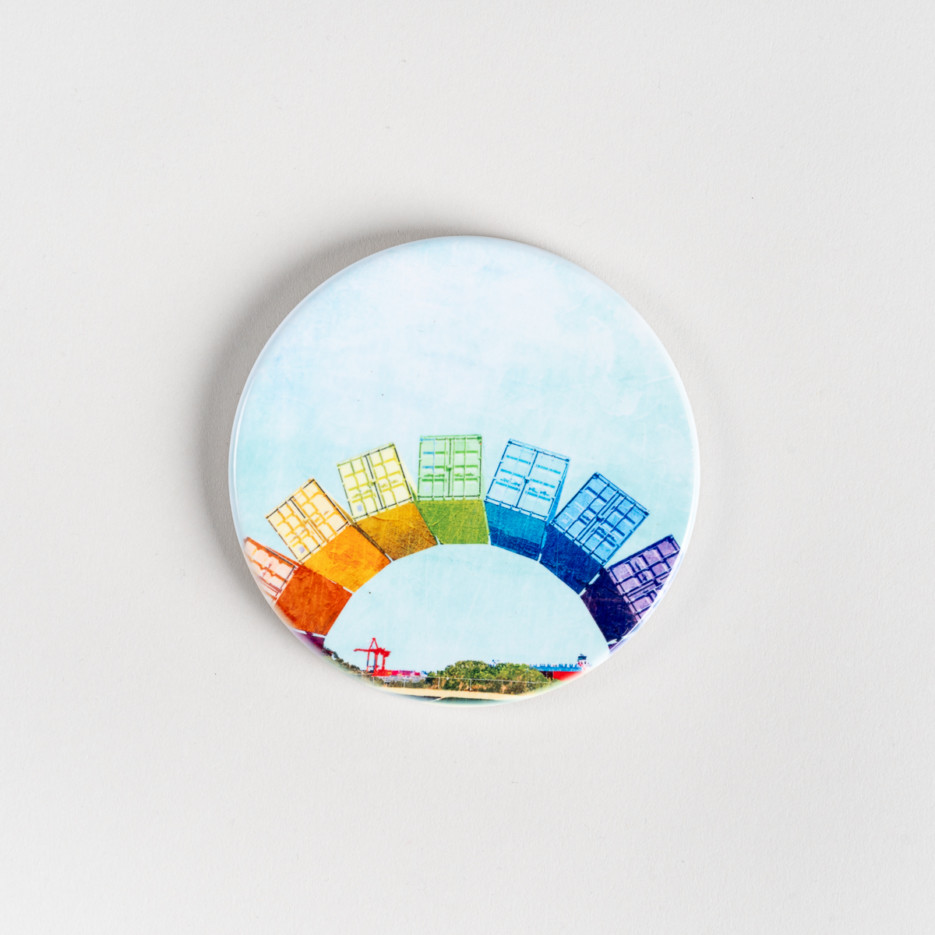 Image of Ceramic Coaster | Fremantle Rainbow Containers