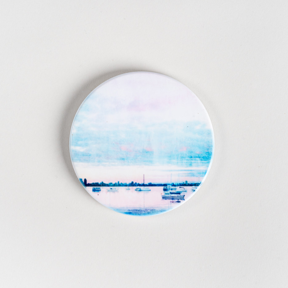 Image of Ceramic Coaster | Dusk at Matilda Bay