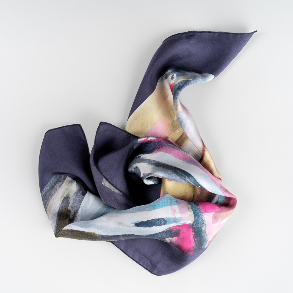 Image of Digitally Printed Silk Scarf