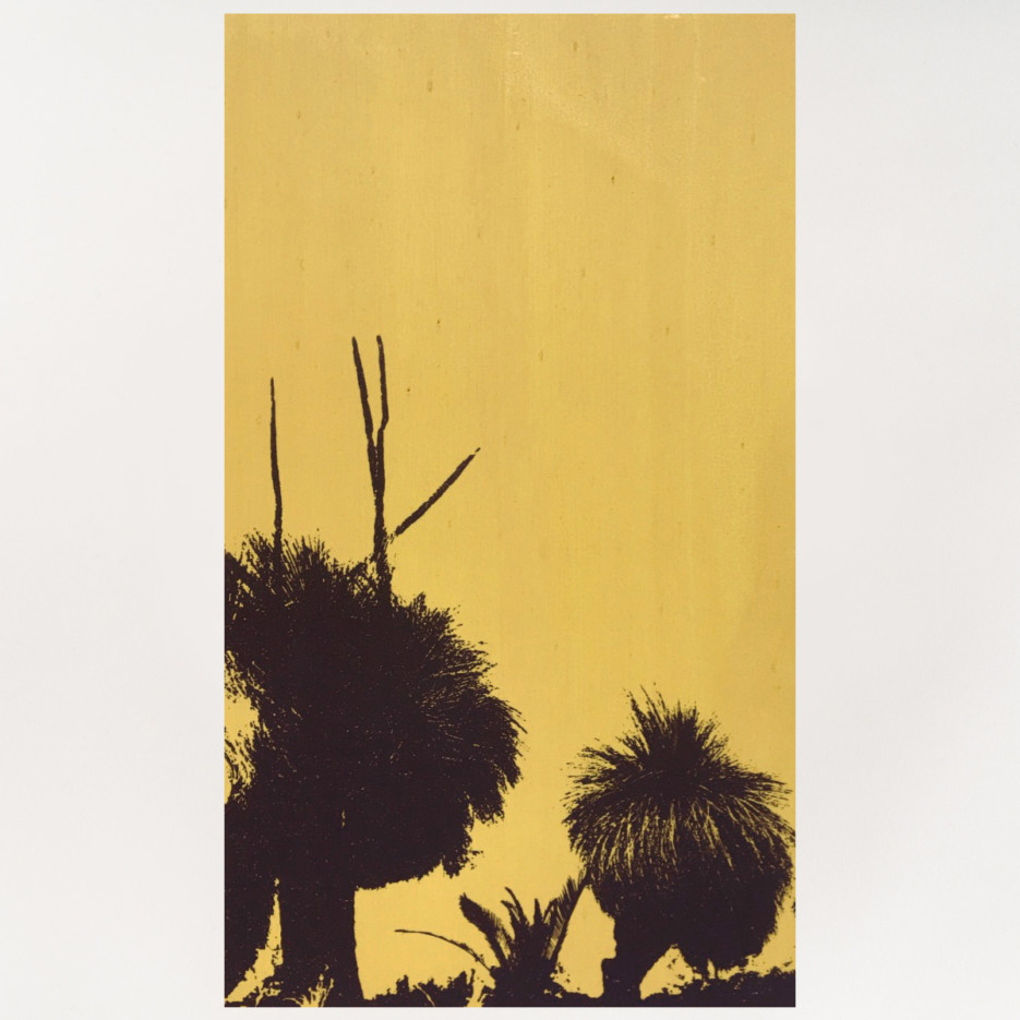 Image of Plywood Panel | Grass Trees