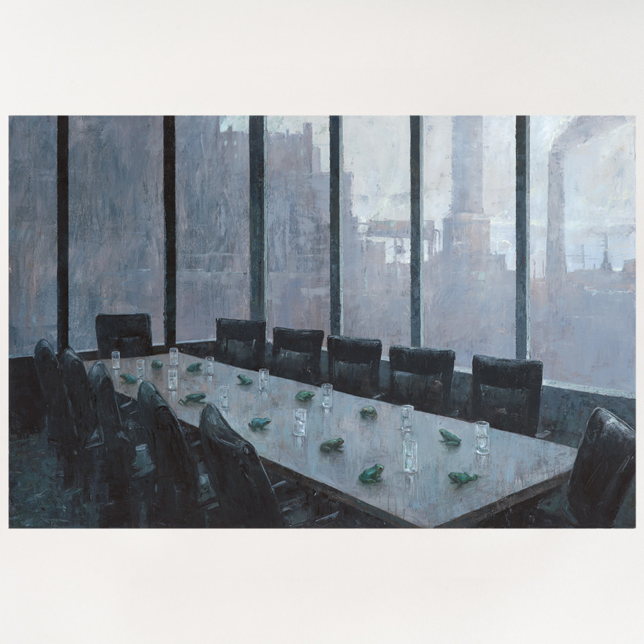 Image of Boardroom (Frogs) | Archival Print