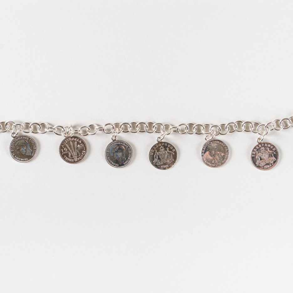 Image of Charm Bracelet | Vintage Coins