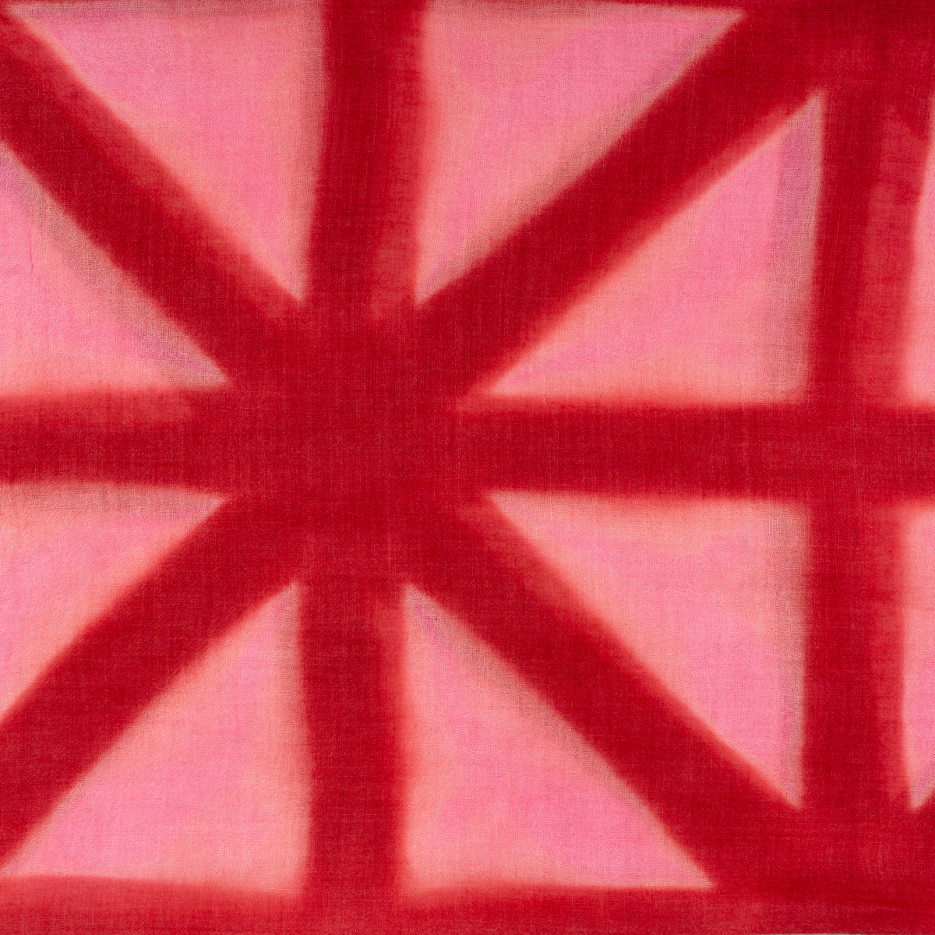 Image of Shibori Dyed Wool Scarf