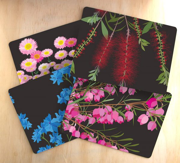 Image of Placemats | Midnight Bloom