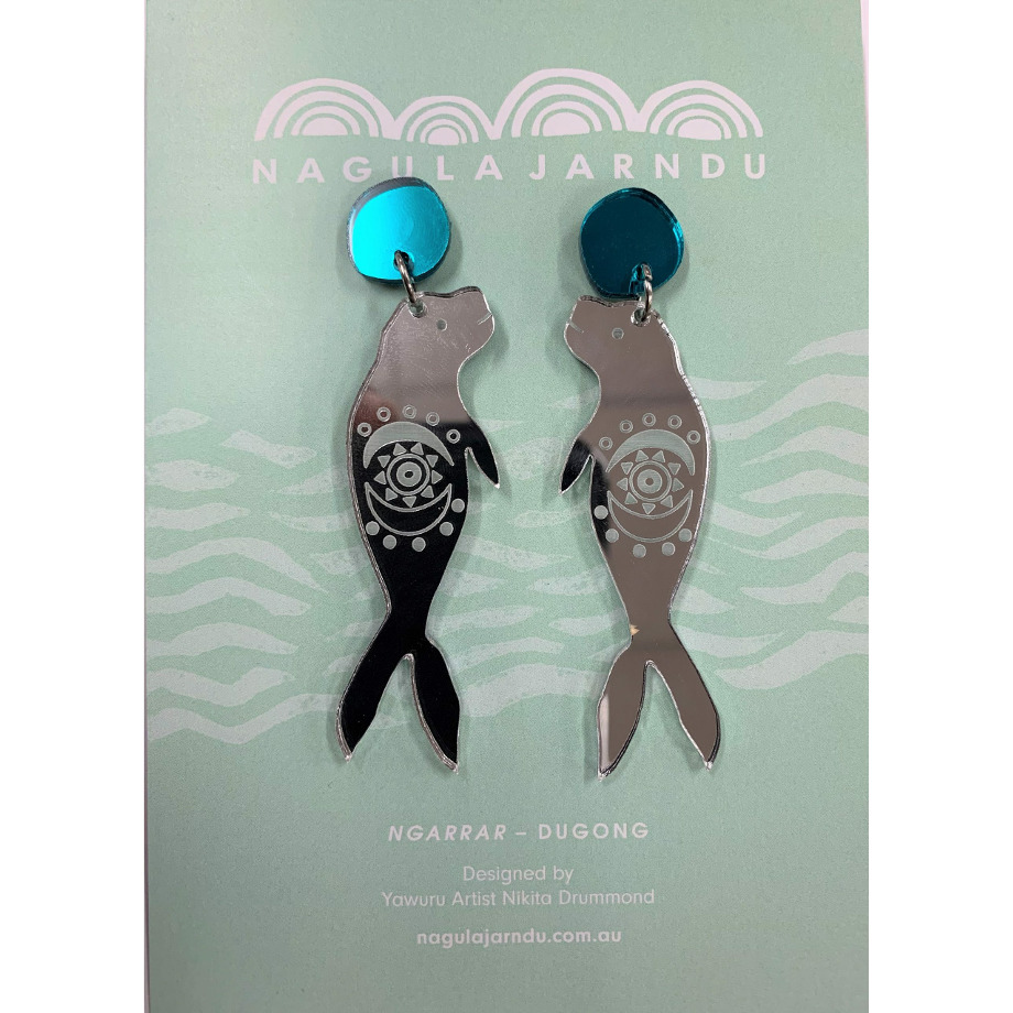 Image of Nganarr (dugong) earrings