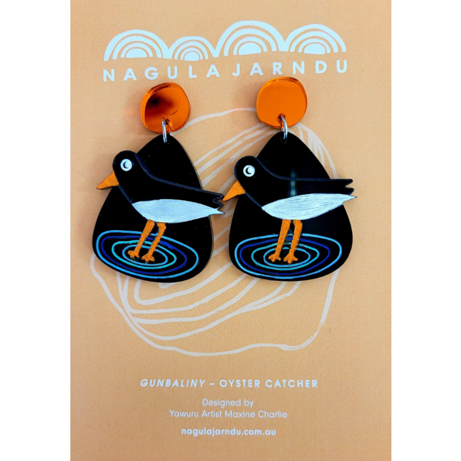 Image of Gunbaliny (Oyster Catcher) Earrings