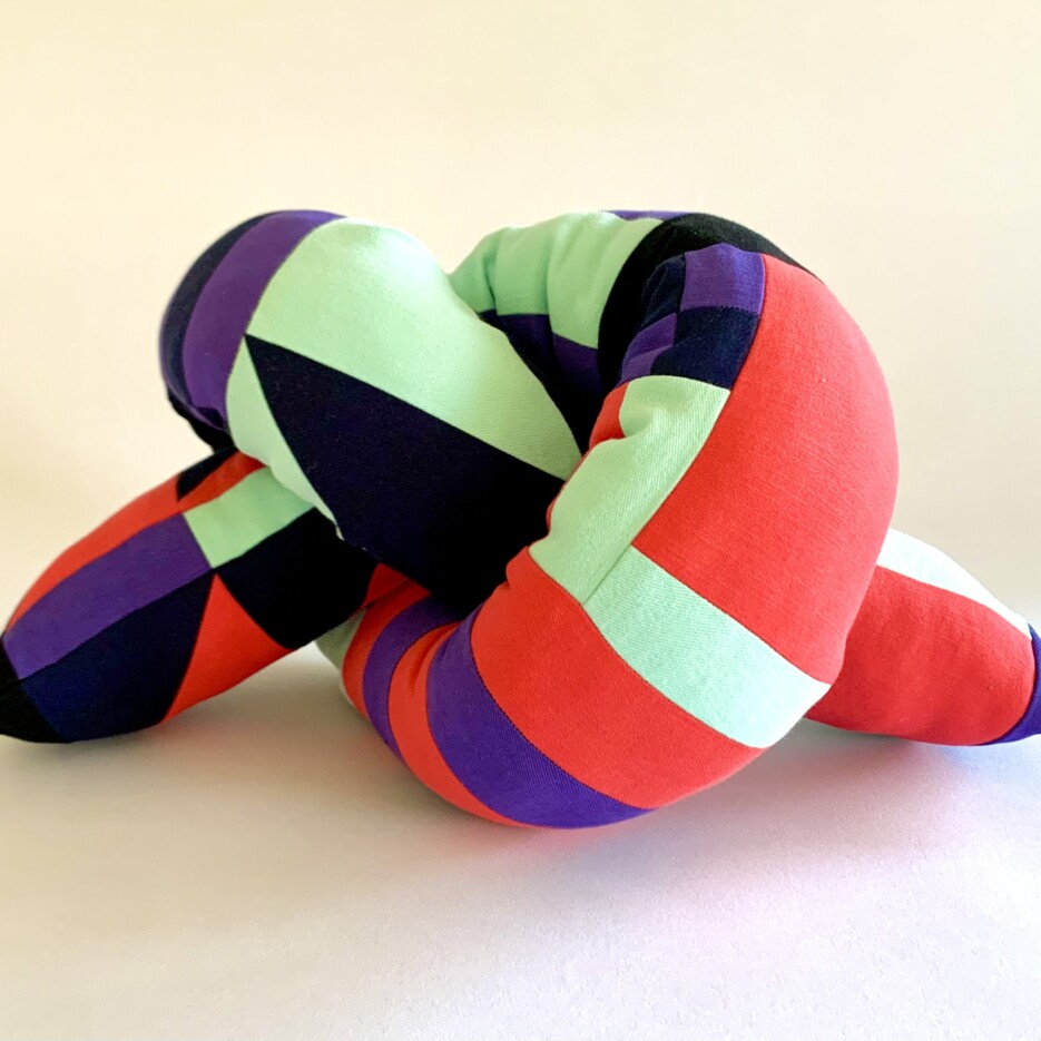 Image of Patchwork Knot Cushion | Mamy Hews