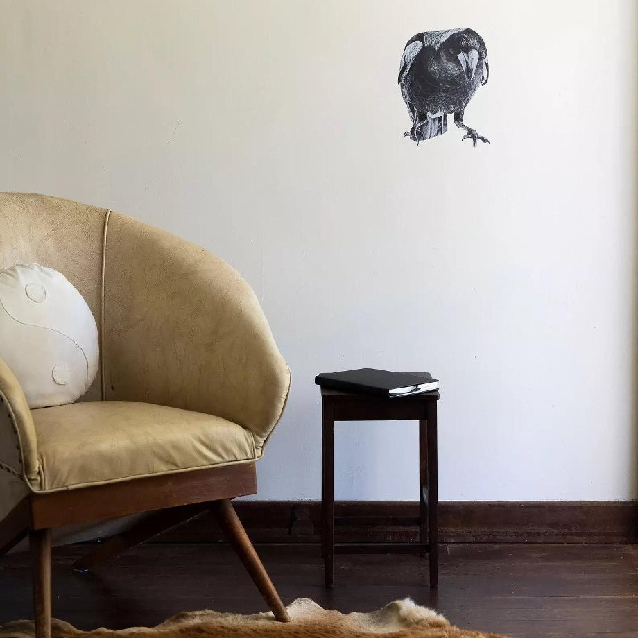 Image of Hand Drawn Wall Decal | Magpie