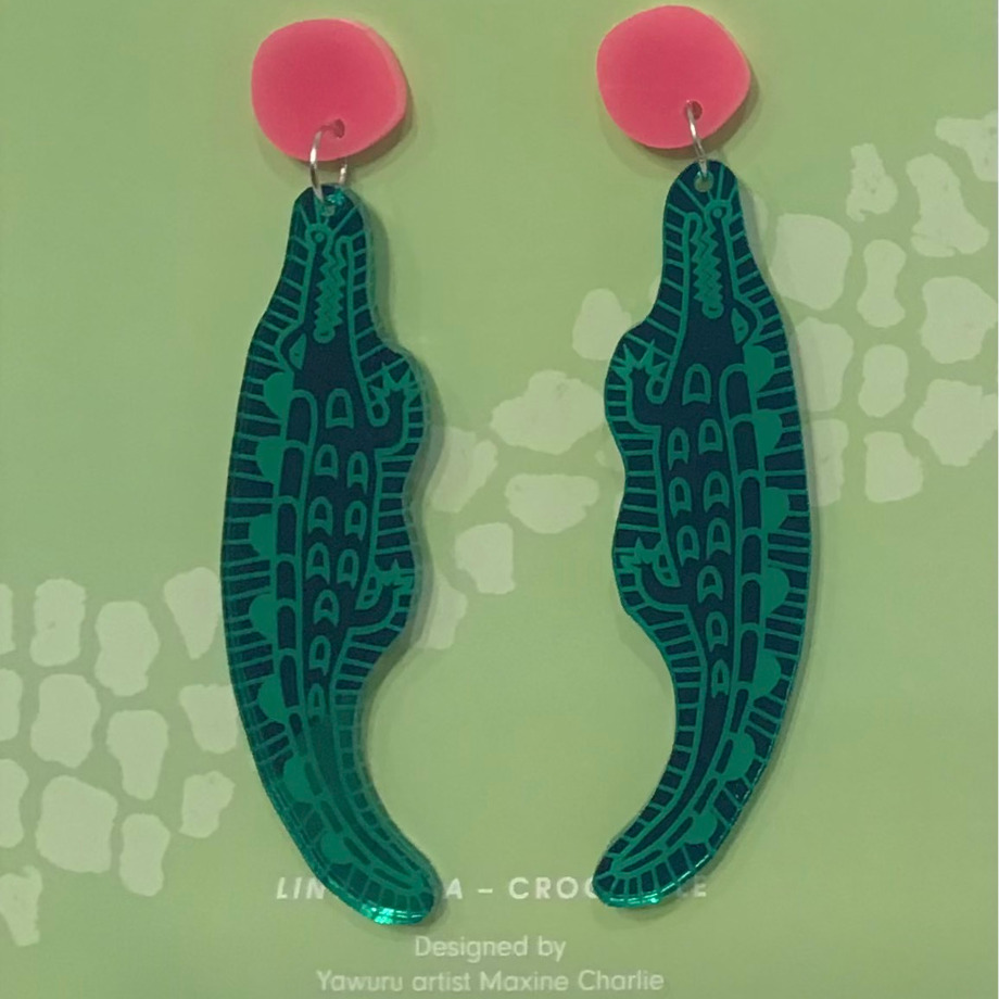 Image of Linygurra (Crocodile) Earrings