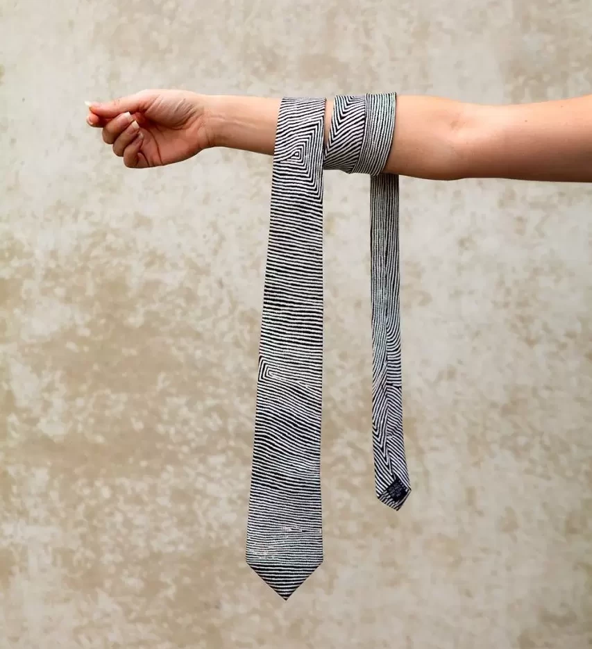 Image of Tie by Warlimpirrgna Tjapaltjarri | One of Twelve