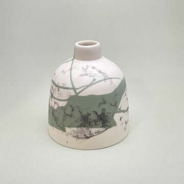 Image for Porcelain Bottle | Flora 2 Series Large