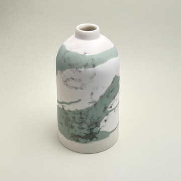 Image for Porcelain Bottle | Flora 2 Series Tall